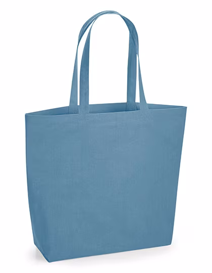 Westford Mill Organic Cotton Bag with Natural Dye, Indigo Blue 35 x 39 x 13.5 cm, WM285