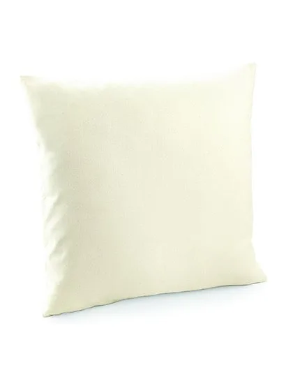 Westford Mill Fairtrade Baumwoll-Kissenbezug mit Reißverschluss, Natural 40 x 40 cm, WM350