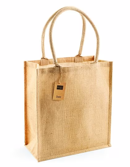 Westford Mill Shopper Coton-Jute avec Anses, Natural 36 x 41 x 17 cm, WM409