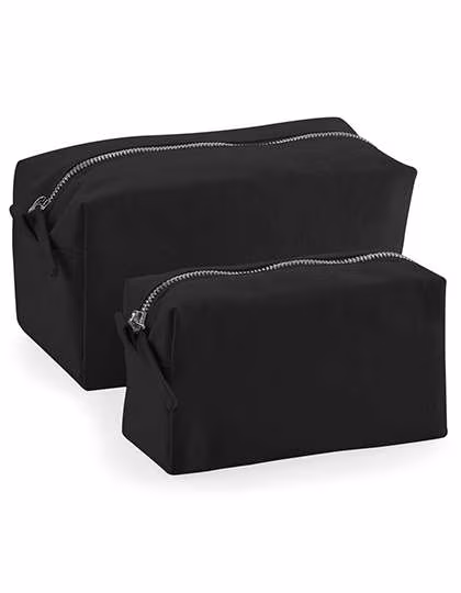 Westford Mill Cotton Wash Bag with Zip S/L, Natural L (21 x 11 x 11 cm), WM552