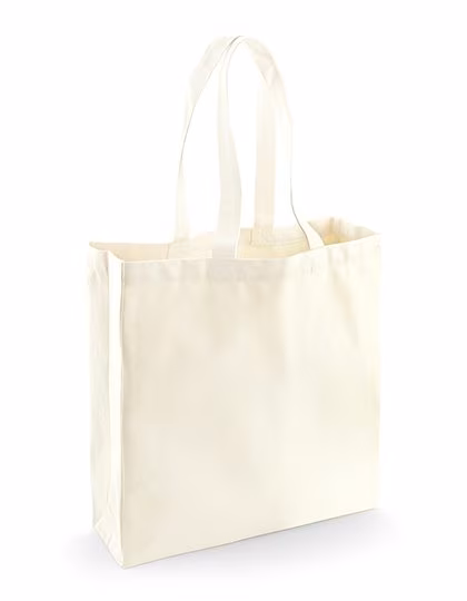 Westford Mill Fairtrade Shopper in Cotone con manici lunghi, Natural 39 x 41 x 14 cm, WM623