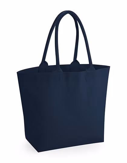 Westford Mill Fairtrade Cotton Canvas Bag with Zip, Natural 35 x 37 x 18 cm, WM626
