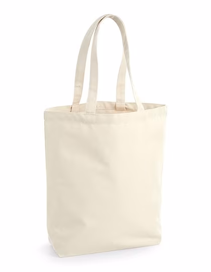 Westford Mill Shopper en Toile de Coton Fairtrade 13L, Natural 28 x 38 x 12 cm, WM671