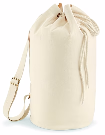 Westford Mill Organic Cotton Leisure Bag with Drawstring, Natural 25 x 53 x 25 cm, WM812