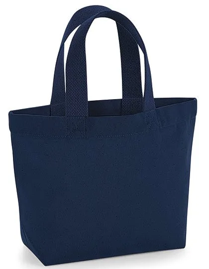 Westford Mill Bio-Baumwoll-Canvas Marina Mini Tasche, French Navy 26 x 21 x 10 cm, WM845