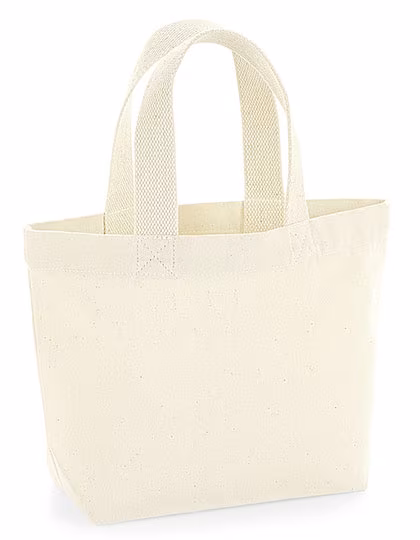 Westford Mill Mini Sac Marina en Toile de Coton Biologique, Natural 26 x 21 x 10 cm, WM845