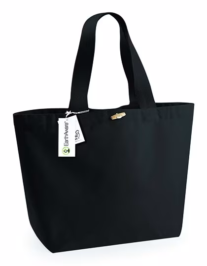 Westford Mill Sac de Plage XXL avec Fermeture à Bâtonnet en Bois, Natural 40 x 39 x 19 cm, WM855