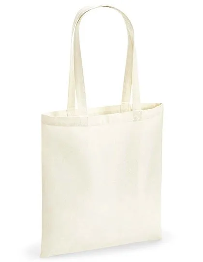 Westford Mill Borsa in Cotone riciclato da 10 litri, Natural 38 x 42 cm, WM901