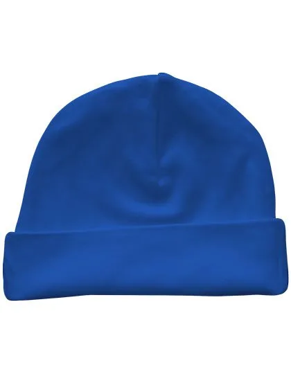 Link Kids Wear Mütze aus Bio-Baumwolle für Kinder, Royal Blue One Size, X10001