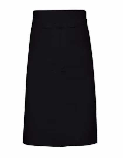 Link Kitchen Wear Grembiule da Cuoco con Tasca XL, Tessuto Twill, White 70 x 120 cm, X1000T