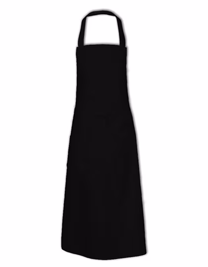 Link Kitchen Wear Tablier de Restauration Robuste avec Poches 110x73 cm, Black 110 x 73 cm, X1003