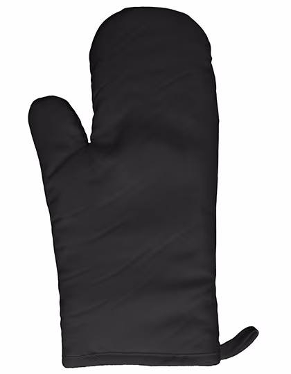 Link Kitchen Wear Baumwoll-Schürze mit Polyesterfütterung, Black 30 x 14 cm, X1011