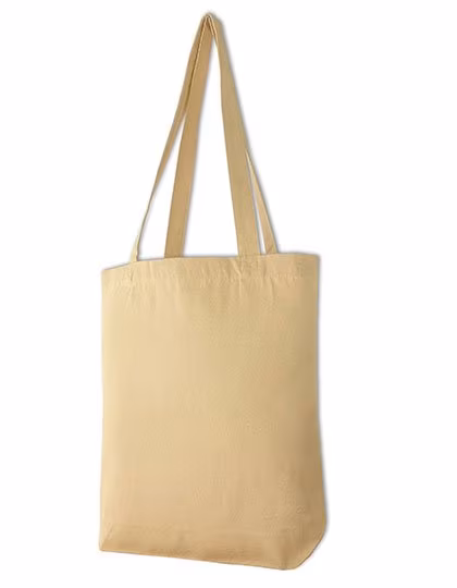 Halink Cotton Bag with Long Handles, Natural 42 x 38 x 10 cm, X1051