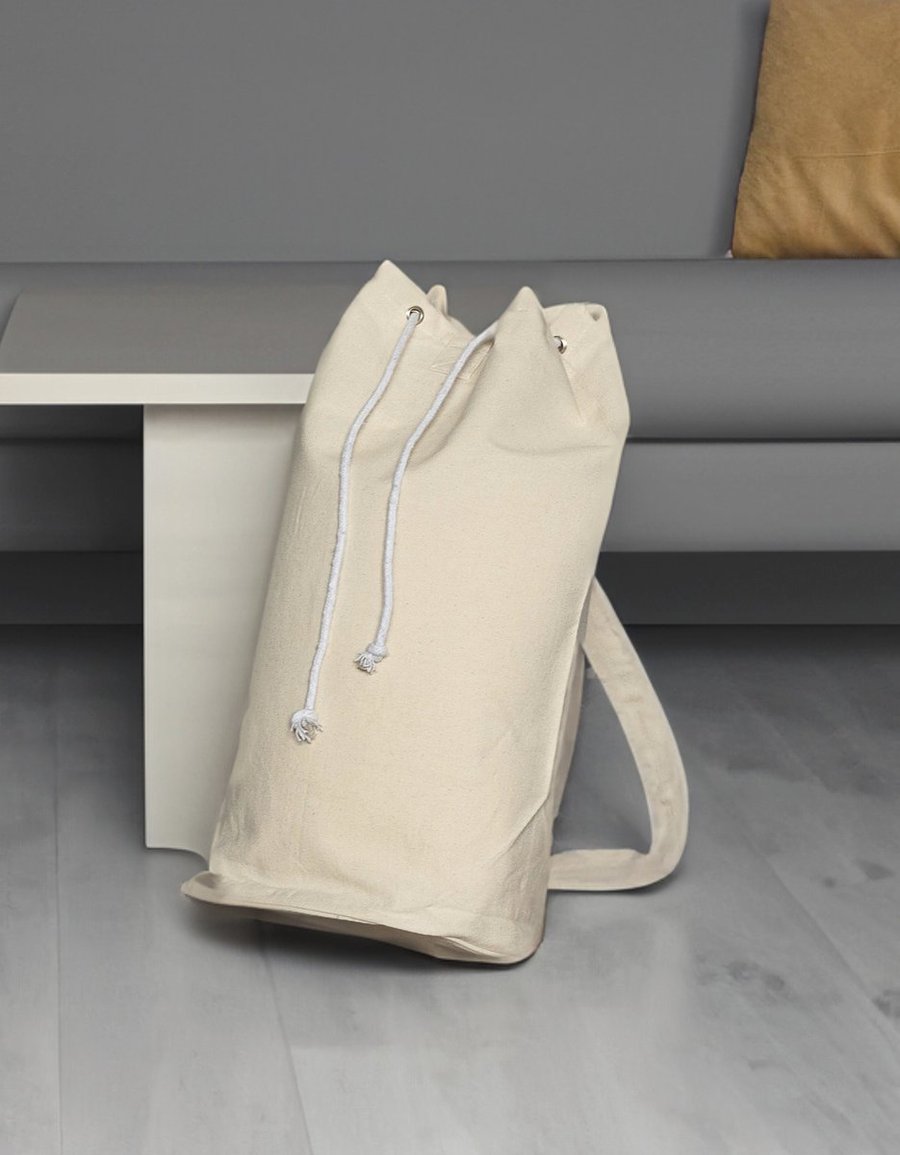 Halink Borsa sportiva in canvas 50x40x25 cm, Natural 50 x 40 x 25 cm, X1055