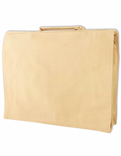 Halink Borsa a Tracolla in Canvas con Portapenne, Natural 29 x 38 x 7,5 cm, X1056
