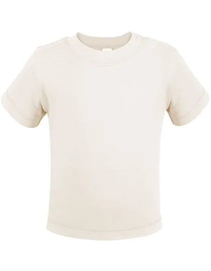 Link Kids Wear Bio-Baumwoll Kurzarm-T-Shirt Noah 01, Natural 74-80, X13120