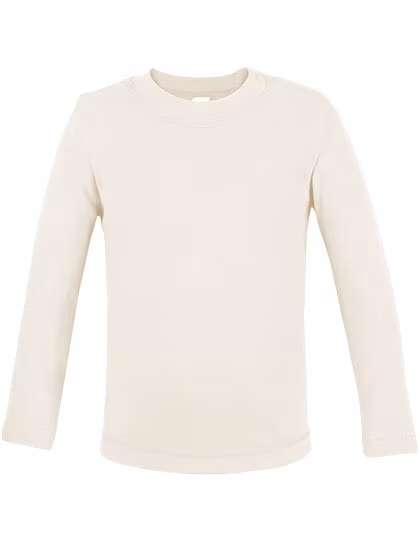 Link Kids Wear Organic Cotton Long-Sleeve T-Shirt Noah 02, Natural 62-68, X13420