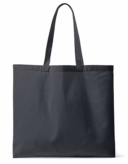 Halink Medium Tragetasche aus Bio-Baumwolle, Dark Grey 42 x 48 x 10 cm, X1348