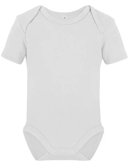 Link Kids Wear Short-Sleeve Baby Bodysuit made of Organic Cotton Rebel, White 50-56, X21120