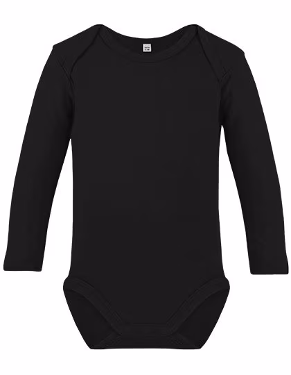 Link Kids Wear Body a Maniche Lunghe in Cotone Biologico Rebel 02, White 50-56, X21420