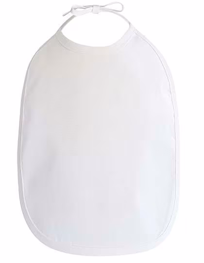 Link Kids Wear Bib made of Woven Cotton for Kids, White/White One Size, X950