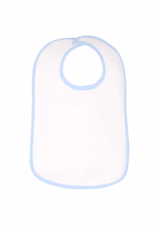 Link Kids Wear Double-Layer Baby Bib with Velcro Closure, Red/Red One Size, X951