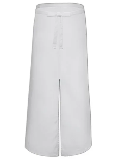 Link Kitchen Wear Bistro Apron with Walking Slit, 100x100 cm, White 100 x 100 cm, X962