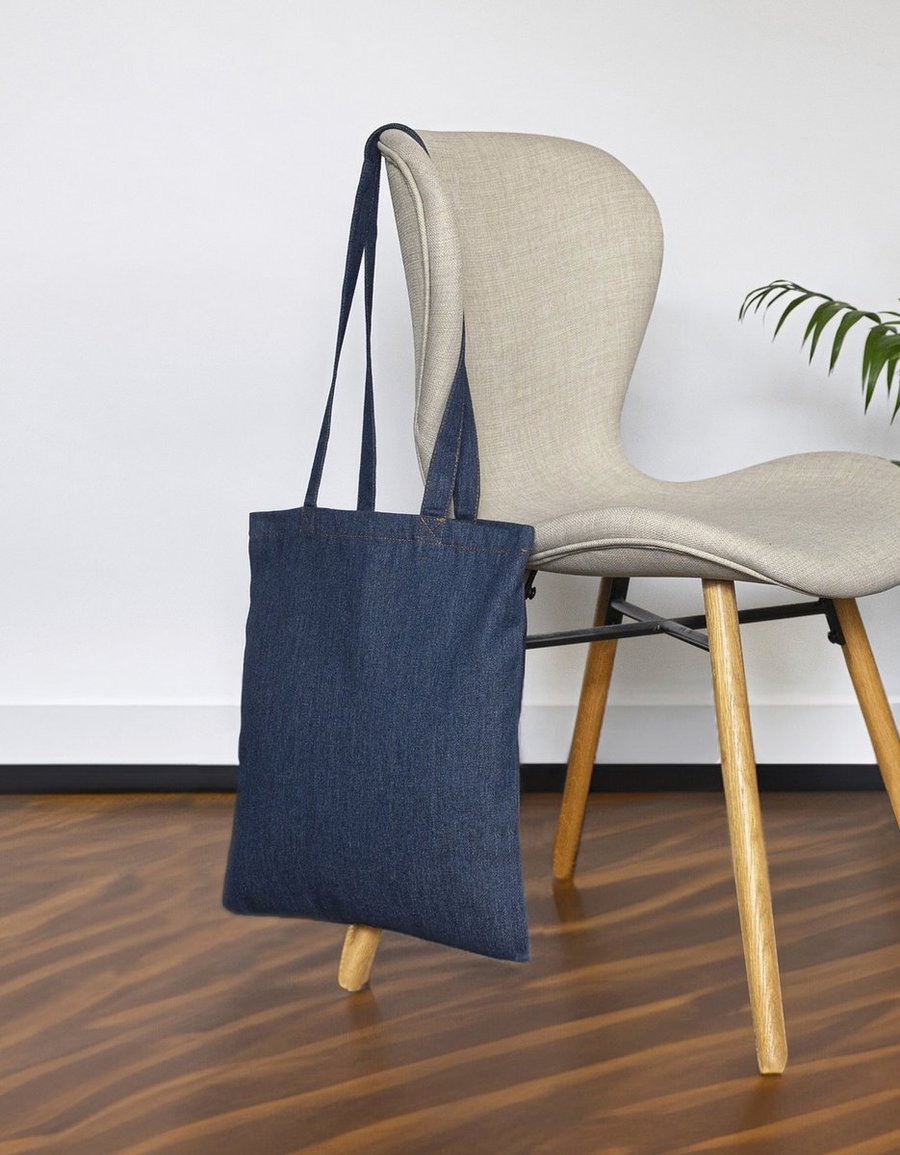 Link Kitchen Wear Jeans-Tasche mit langen Tragegriffen in, Black 42 x 38 cm, X963