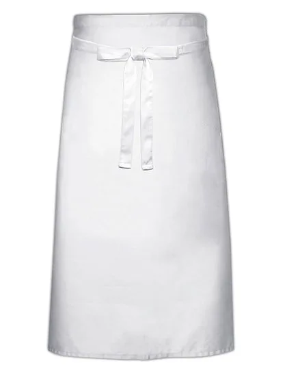 Link Kitchen Wear Bistroschürze Pastellfarben, Pflegeleicht, Kurzschnitt, White 100 x 70 cm, X970