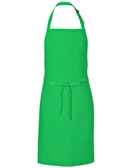 Link Kitchen Wear Latzschürze aus Twill mit Nackenschlaufe, Apple (ca. Pantone 360) 72 x 85 cm, X986