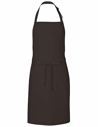 Link Kitchen Wear Tablier à Bavette en Sergé avec Boucle de Cou, Black 72 x 85 cm, X986