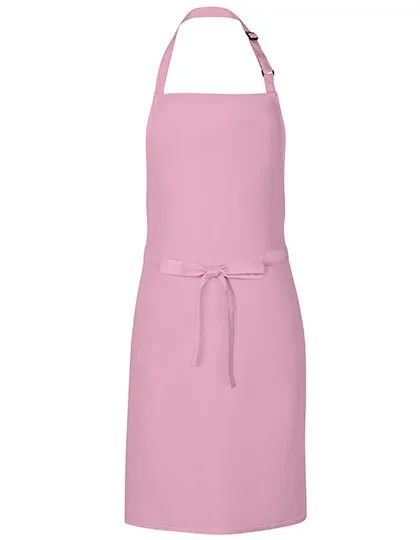 Link Kitchen Wear Latzschürze aus Twill mit Nackenschlaufe, Pink (ca. Pantone 1895) 72 x 85 cm, X986