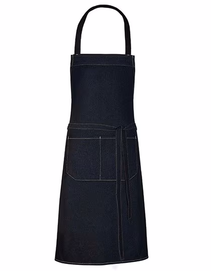 Link Kitchen Wear Grembiule con Pettorina con Tasca Frontale 2023, Black 90 x 90 cm, X990