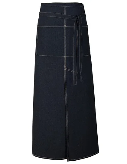 Link Kitchen Wear Kitchen Apron with Walking Slit, 100x100 cm, Black 100 x 100 cm, X992
