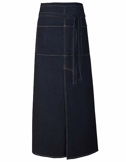 Link Kitchen Wear Tablier de Cuisine avec Fente de Marche, 100x100 cm, Black 100 x 100 cm, X992