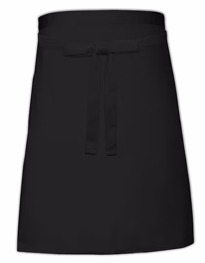 Link Kitchen Wear Grembiule da Bistrot e Bar 2023, Tessuto Twill, Black 90 x 50 cm, X997