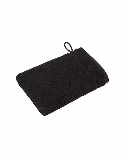 Vossen Calypso Waschhandschuh mit Bordüre, Fox 22 x 16 cm, XF209W
