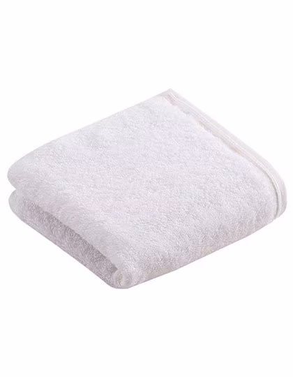 Vossen Asciugamano ospiti vegano in Cotone 40x60 cm, White 40 x 60 cm, XF350G