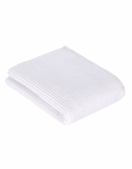 Vossen Telo doccia 100% Cotone Biologico 67x140 cm, White 67 x 140 cm, XF360D