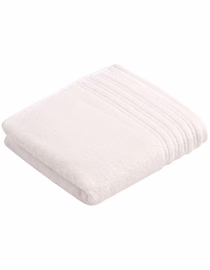 Vossen Premium Gästehandtuch aus Fairtrade-Baumwolle, White 30 x 30 cm, XF9024S