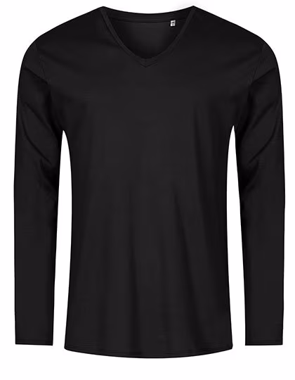 X.O by Promodoro T-Shirt Manches Longues Col V en Coton, Bright Rose XS, XO1460