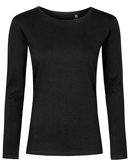X.O by Promodoro Women´s Roundneck T-Shirt Long Sleeve Black 3XL (XO1565), XO1565