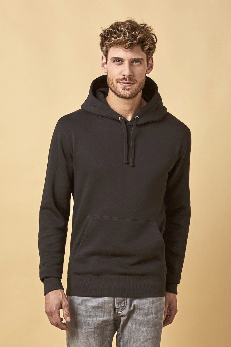X.O by Promodoro Hoodie mit doppelter Kapuze für Herren, Azur Blue XS, XO1680