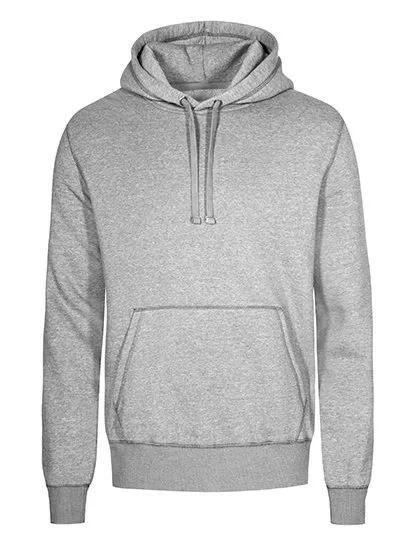 X.O by Promodoro Hoodie mit doppelter Kapuze für Herren, Heather Grey XL, XO1680
