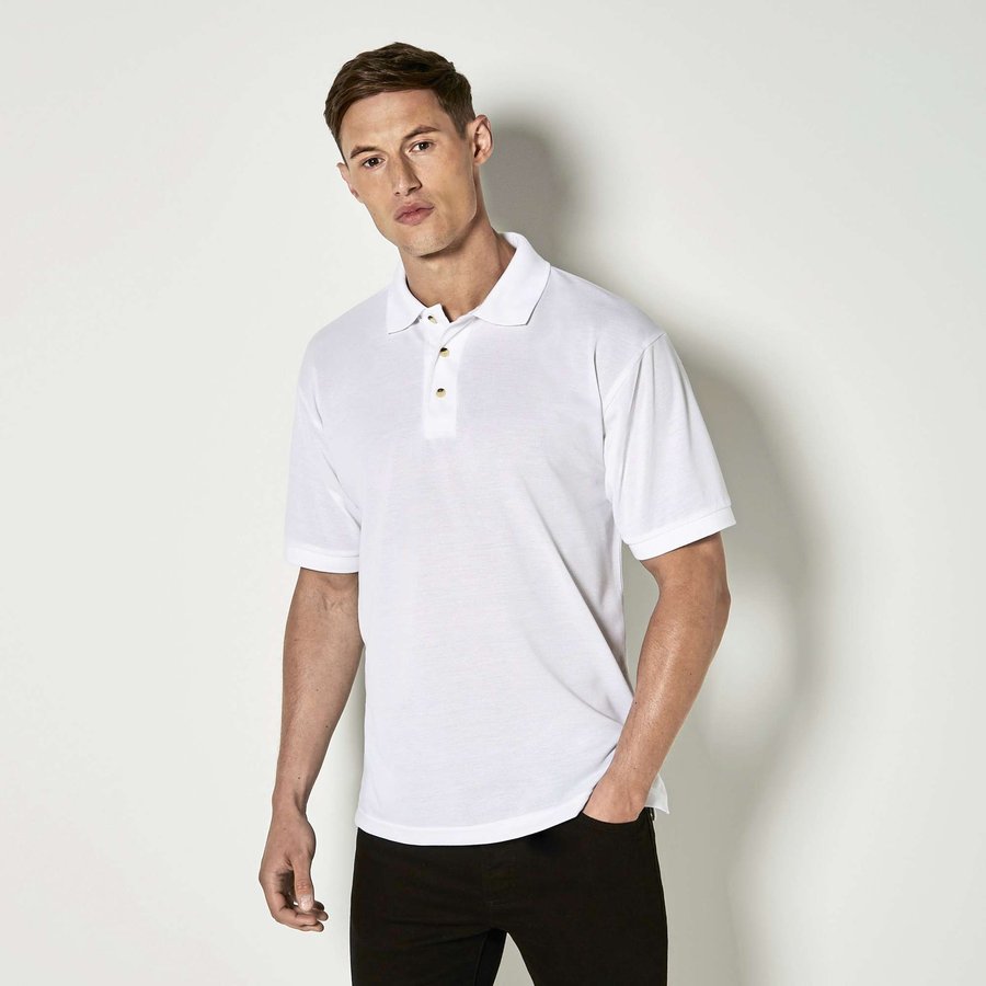 Xpres Sublimations Polo-Shirt mit Regular Fit, White S, XP503