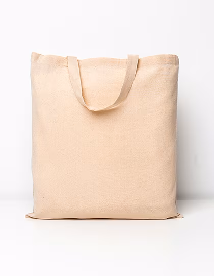 Printwear Baumwolltasche BASIC mit kurzen Henkeln, Natural ca. 38 x 42 cm, XT100