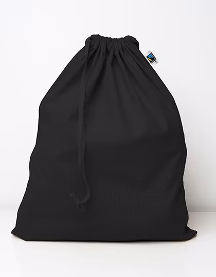 Printwear Fairtrade Organic Cotton Pouch with Drawstring, Natural 44 x 53 cm, XT1500
