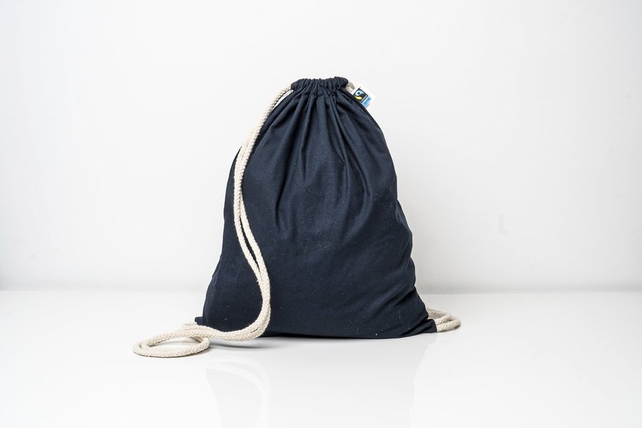Printwear Fairtrade Gymbag aus 100% Bio-Baumwolle, Natural 38 x 46 cm, XT400