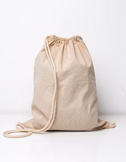 Printwear Sac de Sport Recyclé avec Cordon de Serrage, Natural 38 x 46 cm, XT450