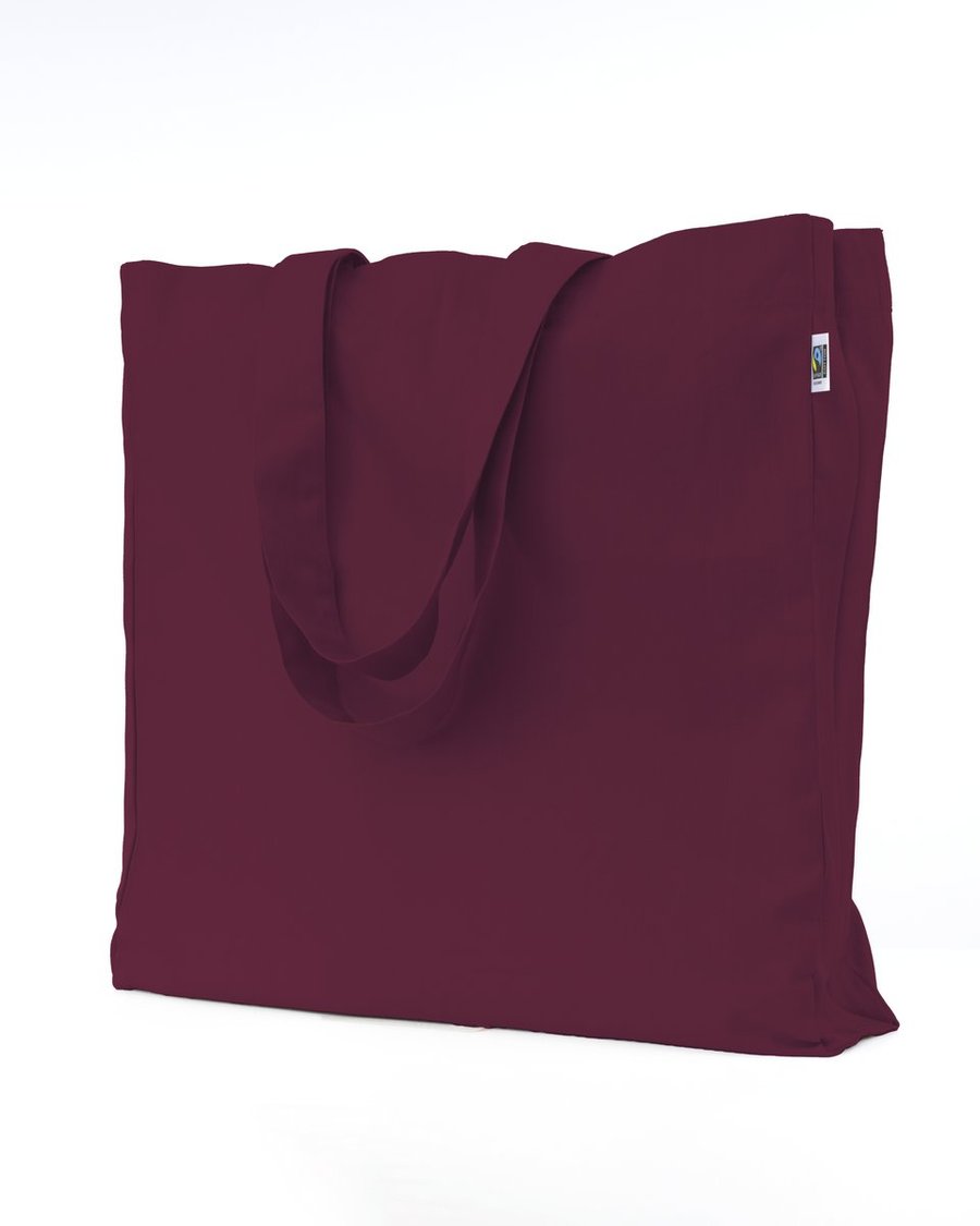 Printwear Fairtrade Bio-Baumwoll Oversize Tasche, Light Grey (ca. Pantone Cool Grey 5C) 49 x 50 cm, XT630